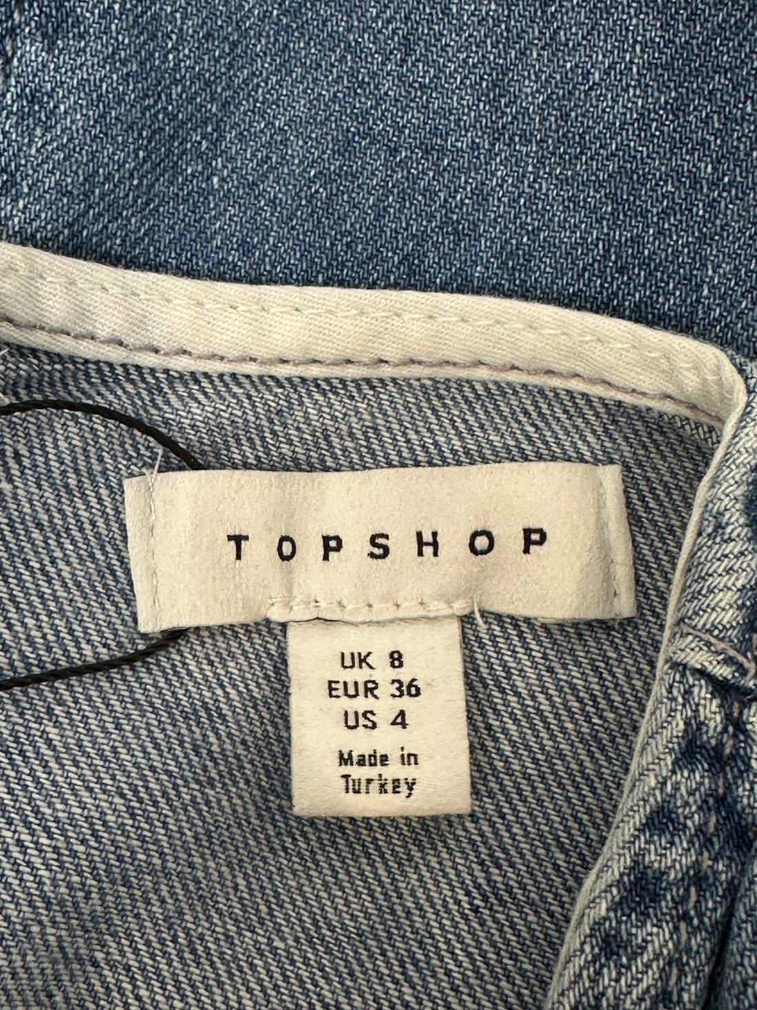 Topshop Blue Denim Dress - Size 8