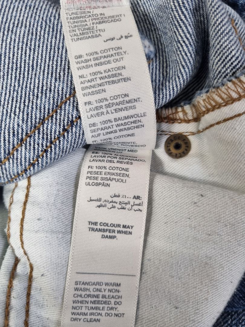Fat Face Blue Straight Leg Jeans - Size 12L
