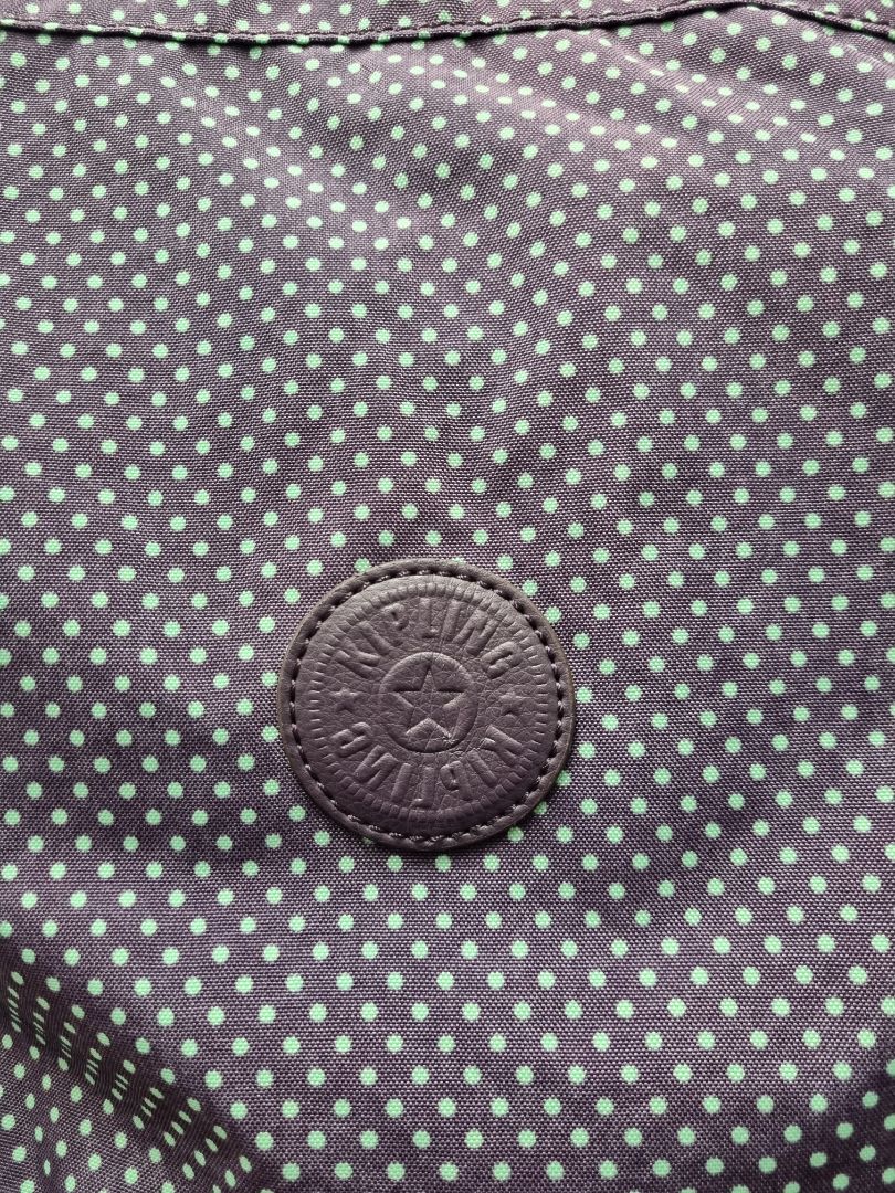 Kipling Purple Green Tote Bag
