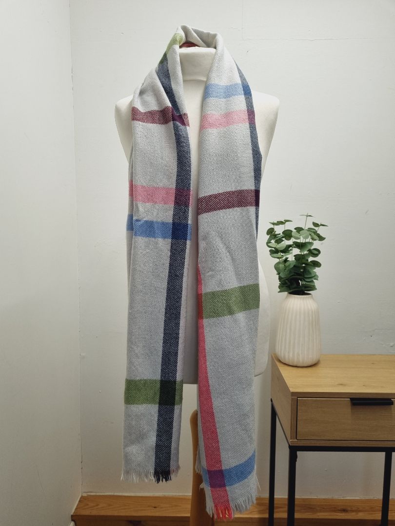 Joules Grey Mix Scarf