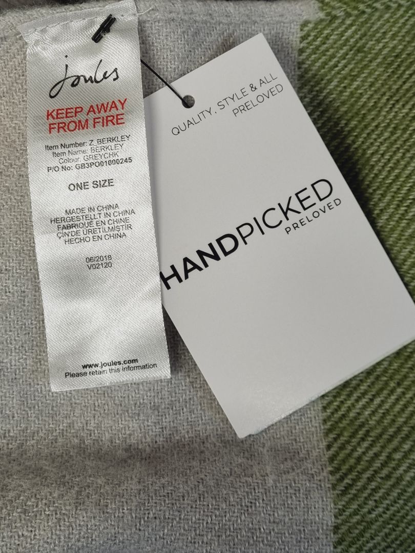 Joules Grey Mix Scarf