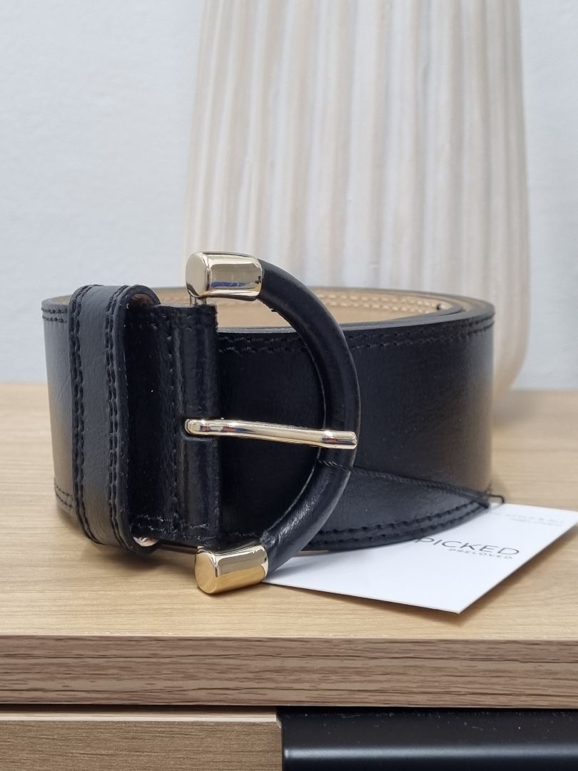 Banana Republic Black Wide Belt - Size L
