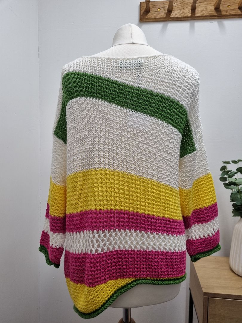 United colours of Benetton Multicoloured Crochet Jumper - Size XS-S