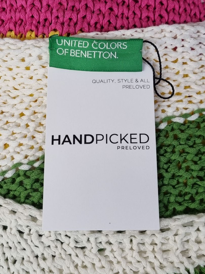 United colours of Benetton Multicoloured Crochet Jumper - Size XS-S