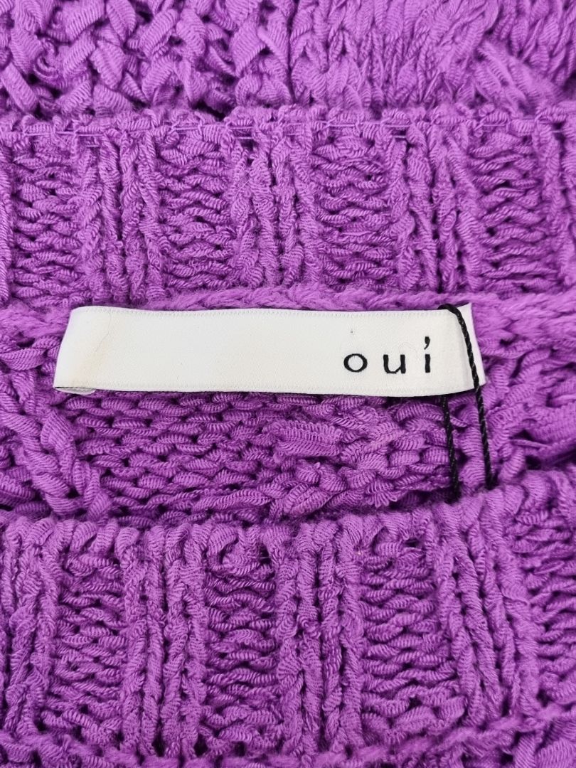 Oui Purple Jumper - Size 12