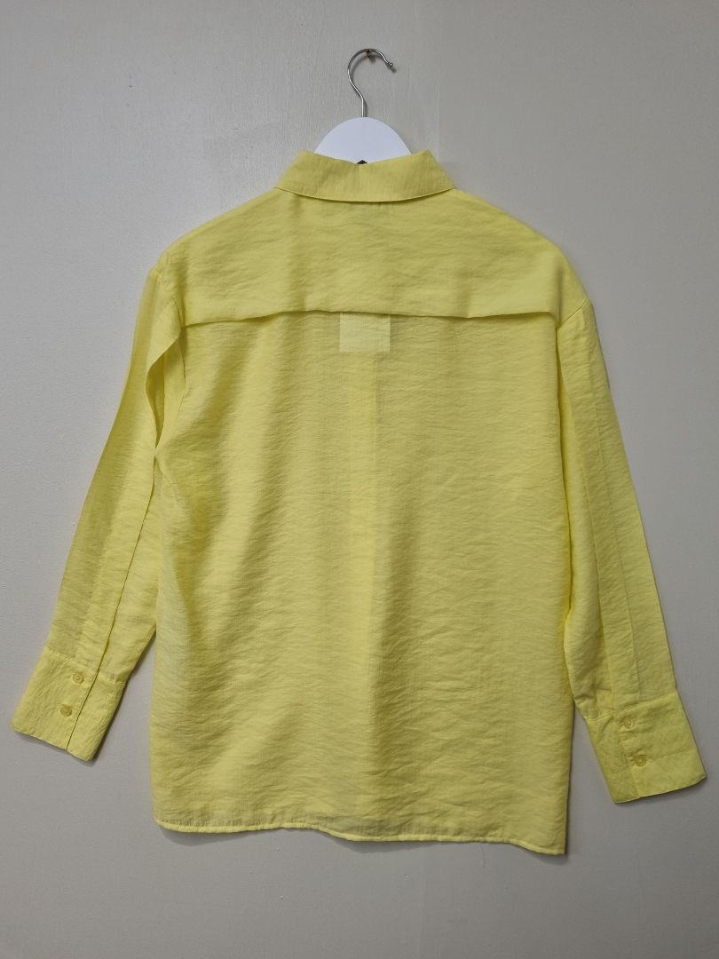 Massimo Dutti Yellow Shirt - Size XS