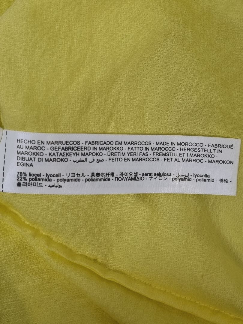 Massimo Dutti Yellow Shirt - Size XS