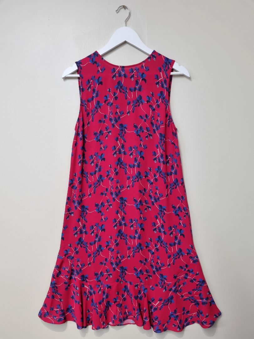 Jigsaw Pink Blue Dress - Size 10