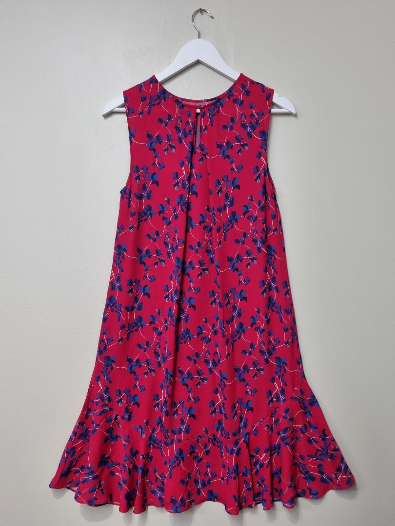 Jigsaw Pink Blue Dress - Size 10
