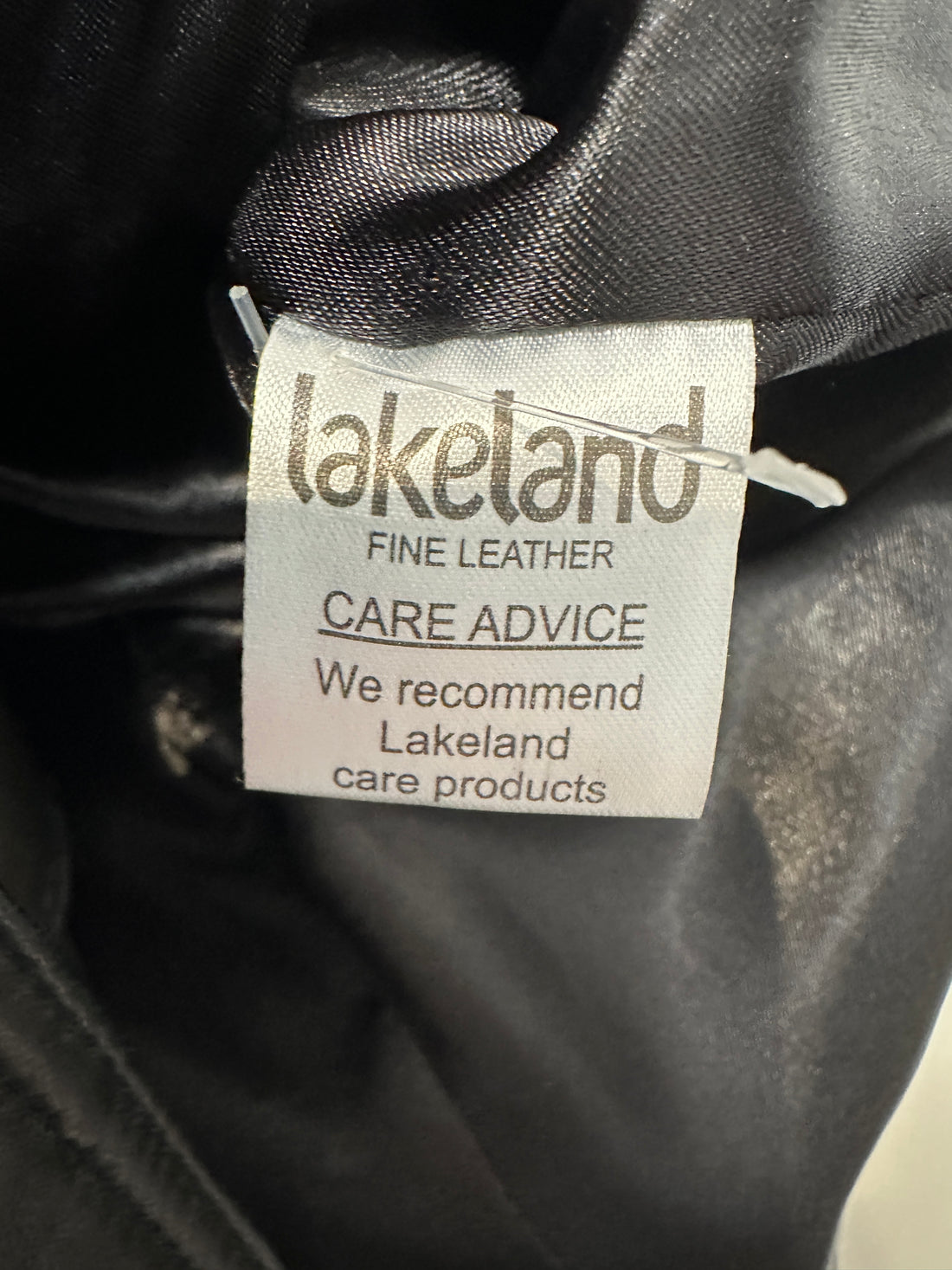 Lakeland Black Leather Jacket - Size 14