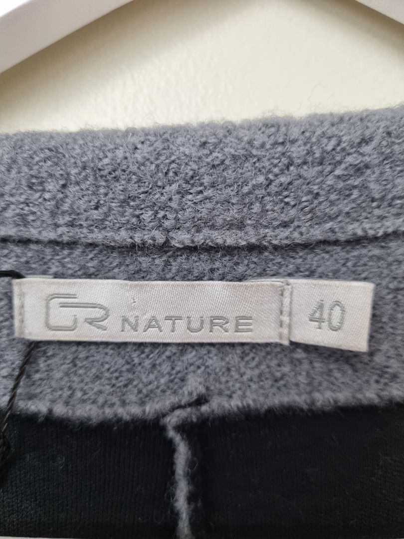 GR Nature Grey Overcoat - Size 14