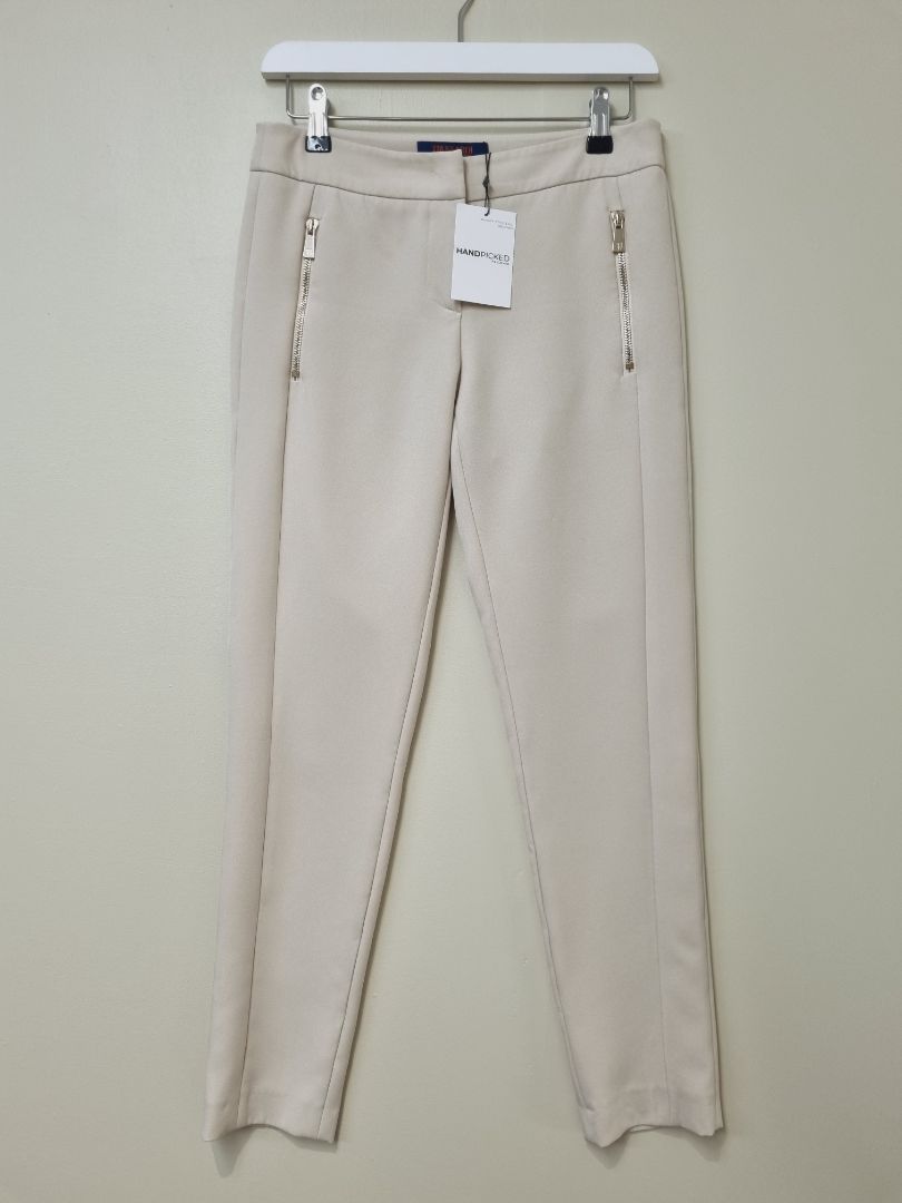 Trussardi Jeans Cream Trousers - Size 10