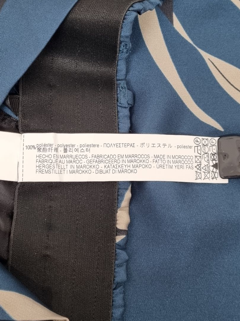 Zara Teal Trousers - Size 14