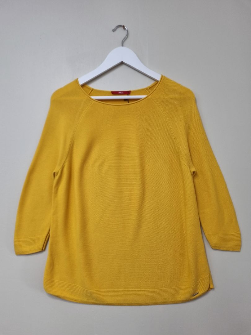 S.Oliver Yellow Jumper - Size 10
