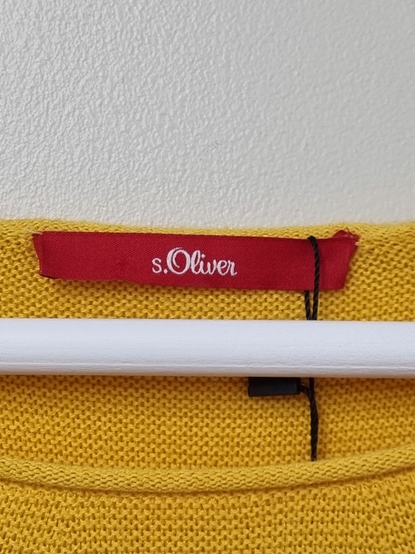 S.Oliver Yellow Jumper - Size 10