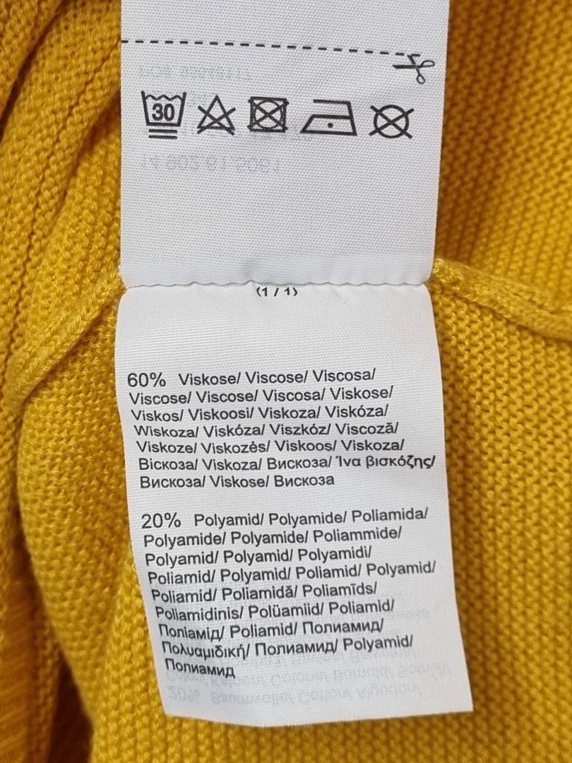 S.Oliver Yellow Jumper - Size 10