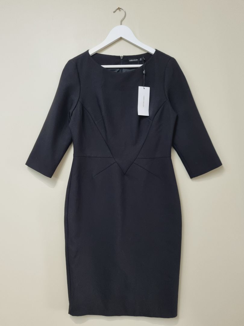 Karen Millen Black Dress - Size 12