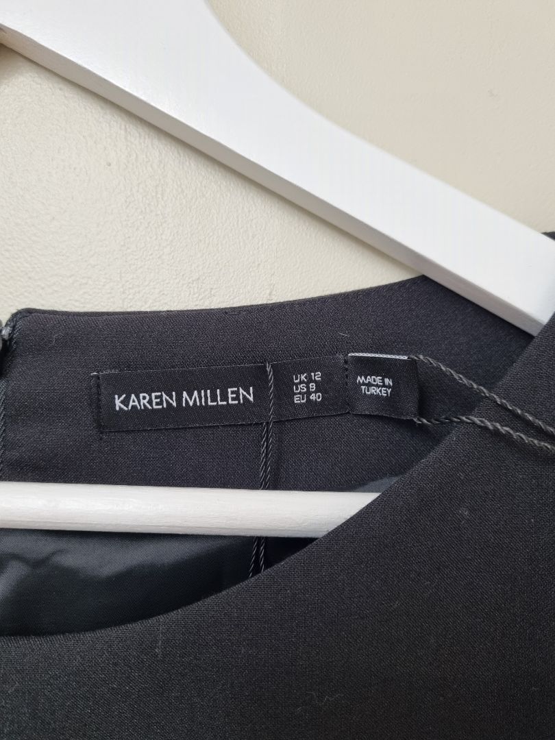 Karen Millen Black Dress - Size 12