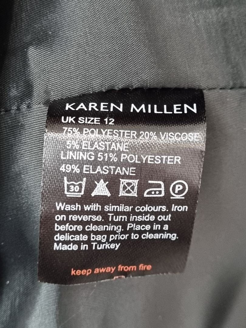 Karen Millen Black Dress - Size 12