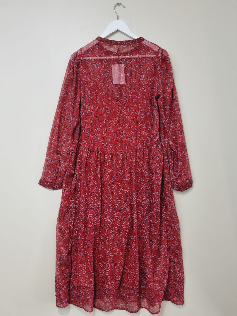 Hush Red Holly Shirt Dress - Size 12