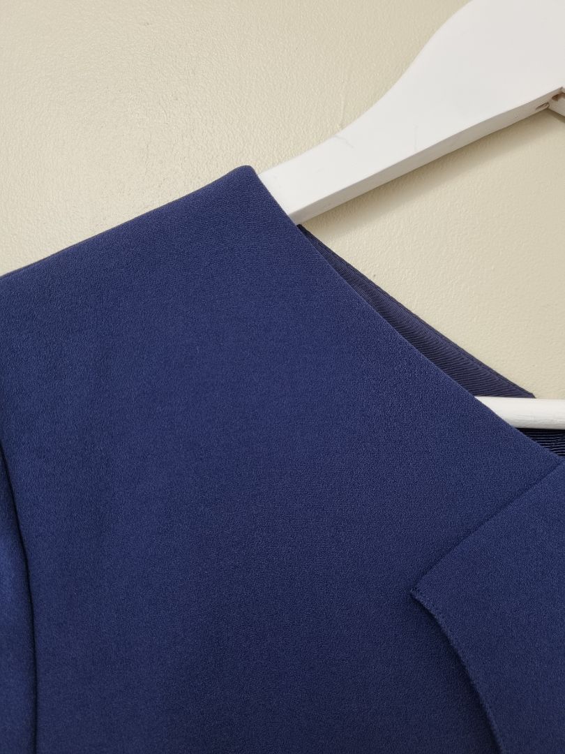 Karen Millen Navy Blue Dress - Size 12