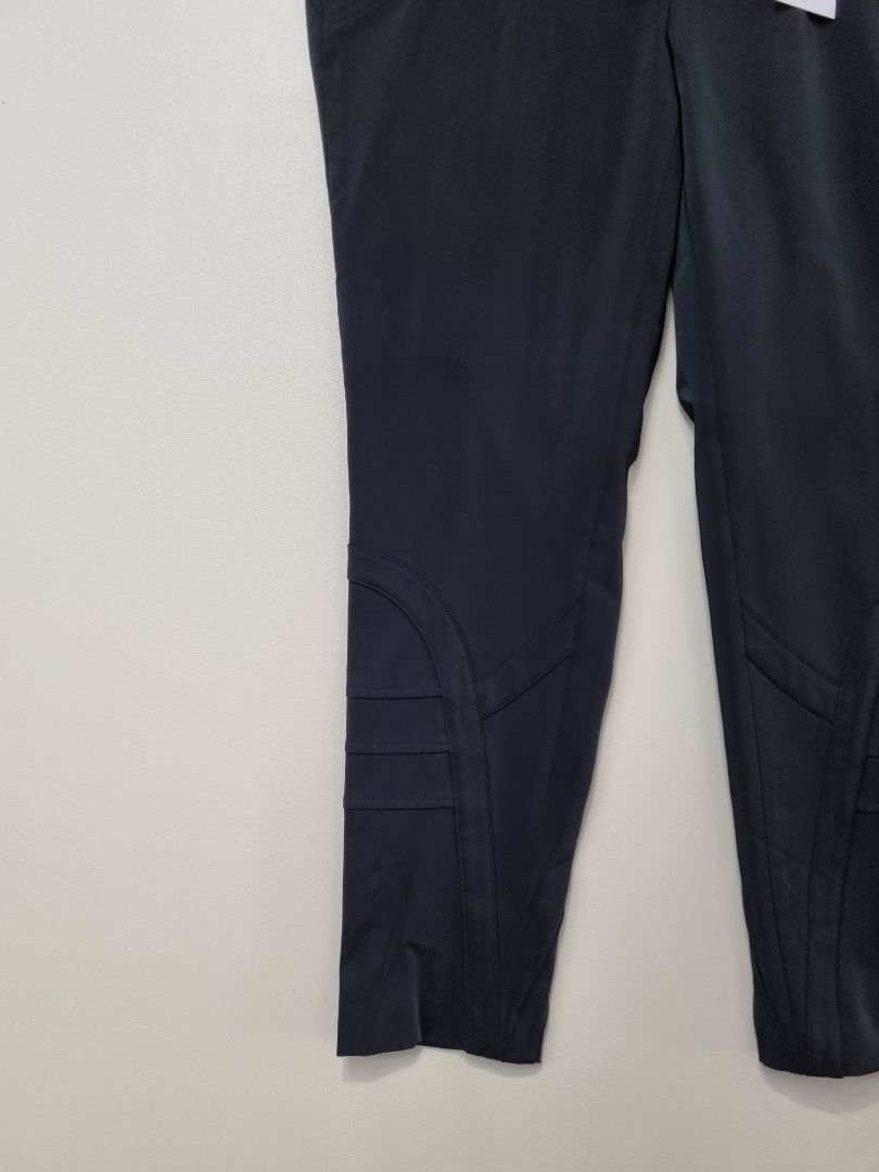 Madeleine Black Tapered Biker Trousers - Size 16