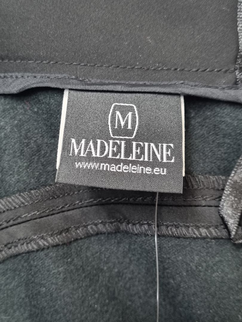 Madeleine Black Tapered Biker Trousers - Size 16