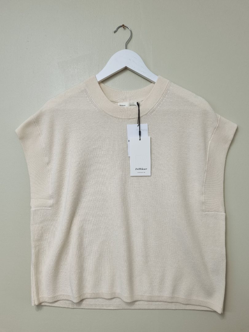 Inwear Cream Tank Top Jumper - Size S