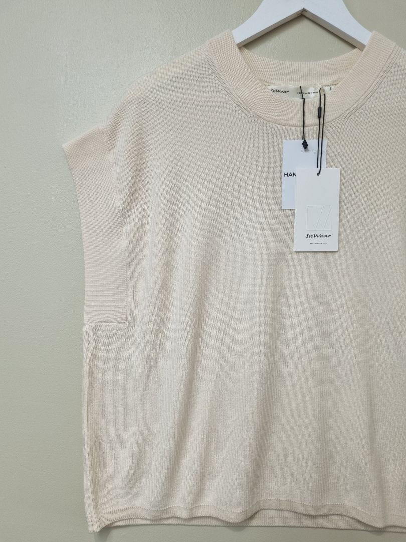 InWear Cream Tank Top Jumper - Size M