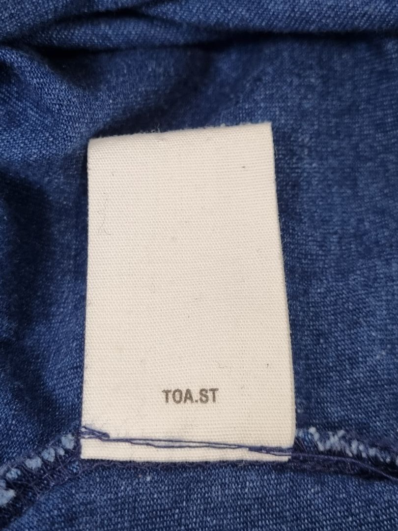 Toast Blue Low Back Midi Dress - Size 14