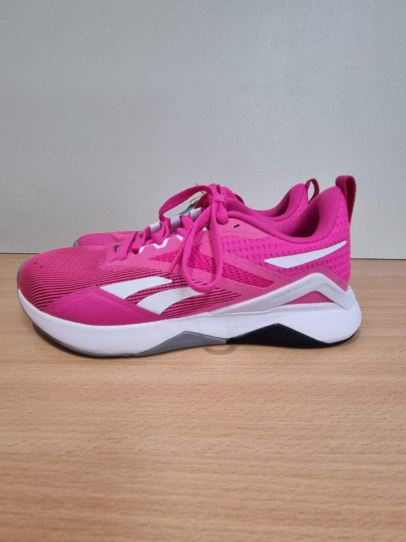 Reebok Pink Nanoflex 2.0 Trainers - Size 5.5