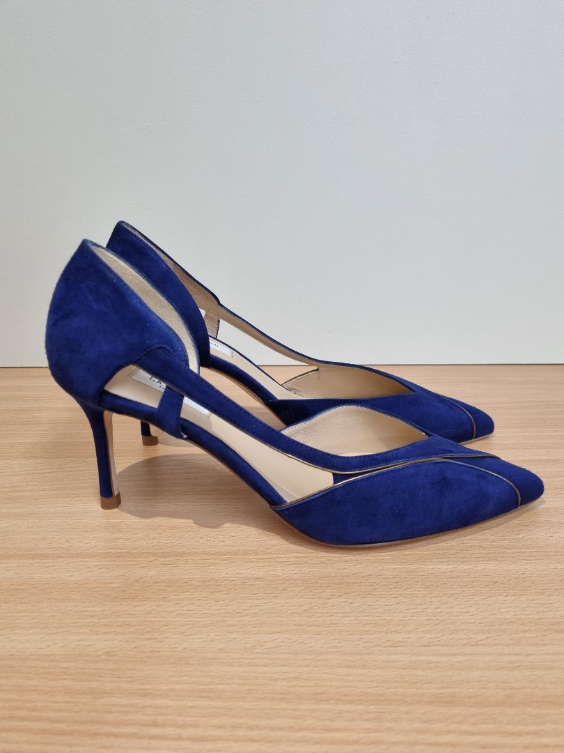 LK Bennett Blue Heels - Size 7 / 40
