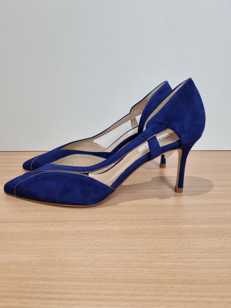 LK Bennett Blue Heels - Size 7 / 40