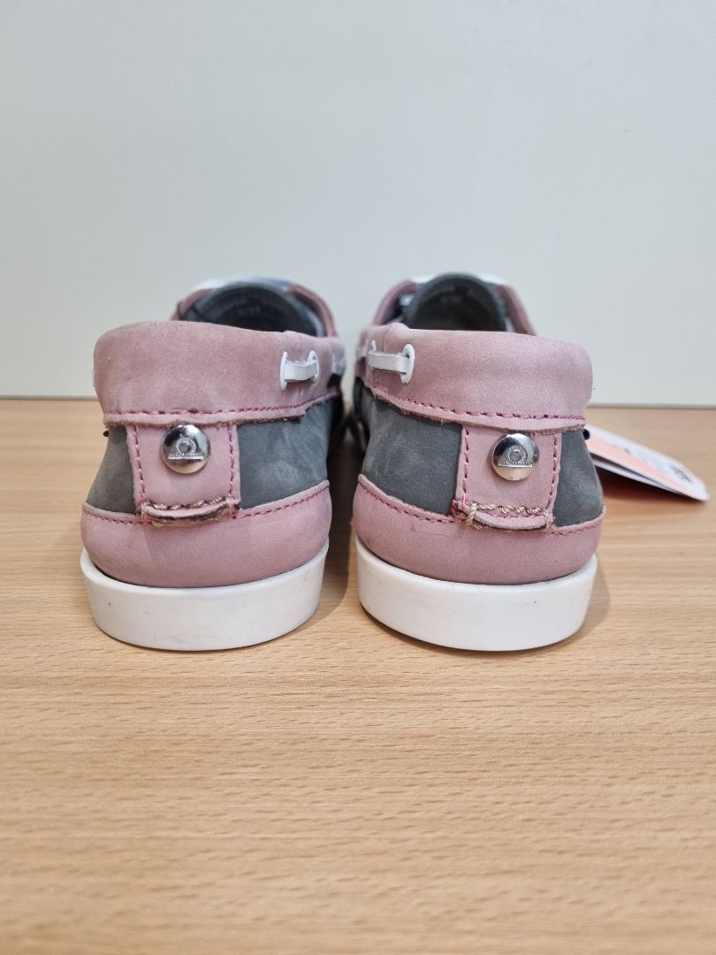 Chatham Sport Pink Grey Deck Shoes - Size 6
