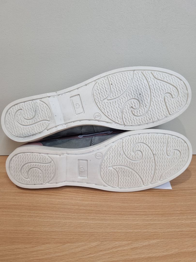 Chatham Sport Pink Grey Deck Shoes - Size 6