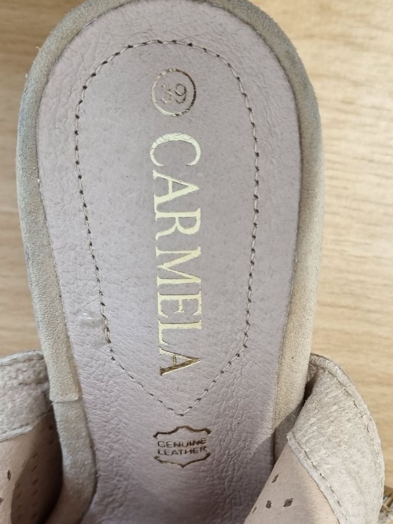Carmela Black Shoes - Size 6 / 39