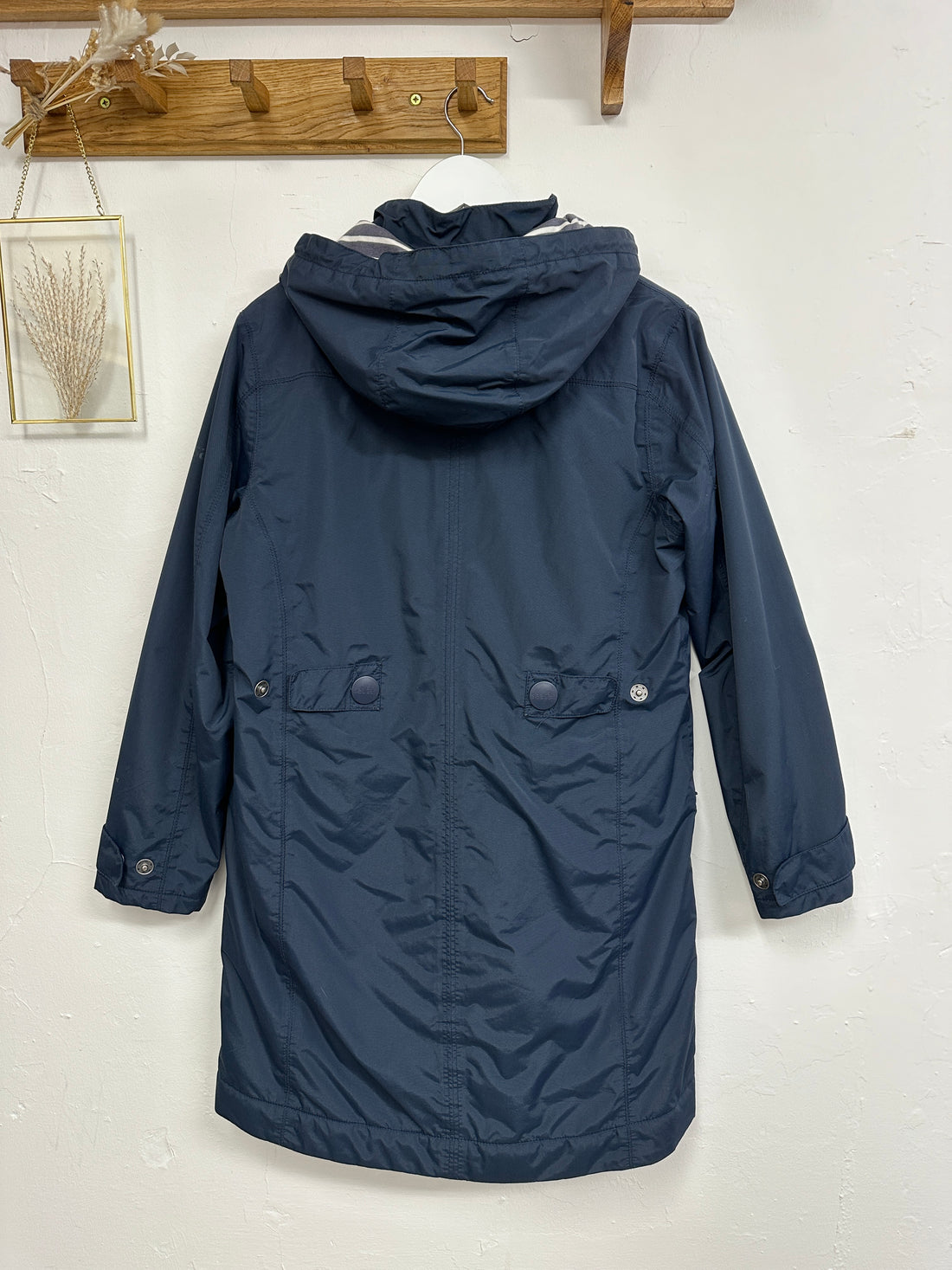 Seasalt Navy Blue Northstar Waterproof Jacket - Size 14