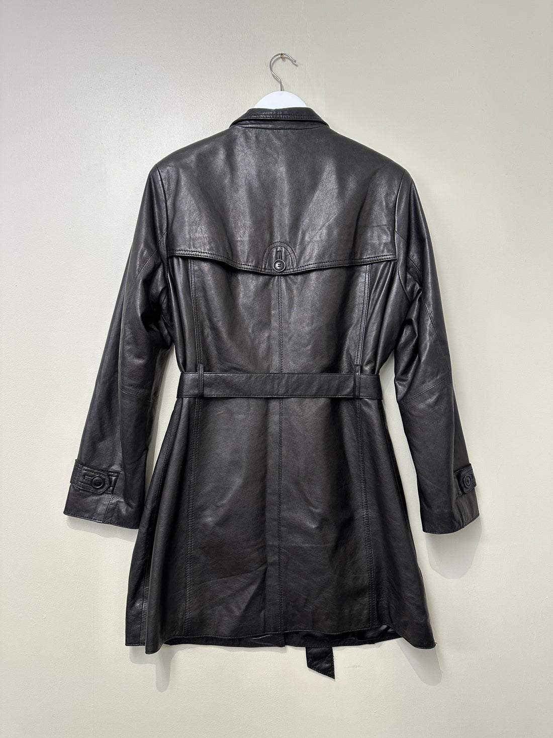 Lakeland Black Leather Jacket - Size 14