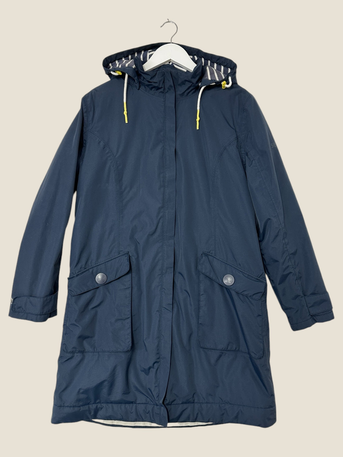 Seasalt Navy Blue Northstar Waterproof Jacket - Size 14