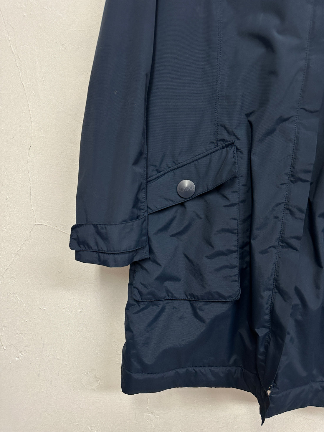 Seasalt Navy Blue Northstar Waterproof Jacket - Size 14