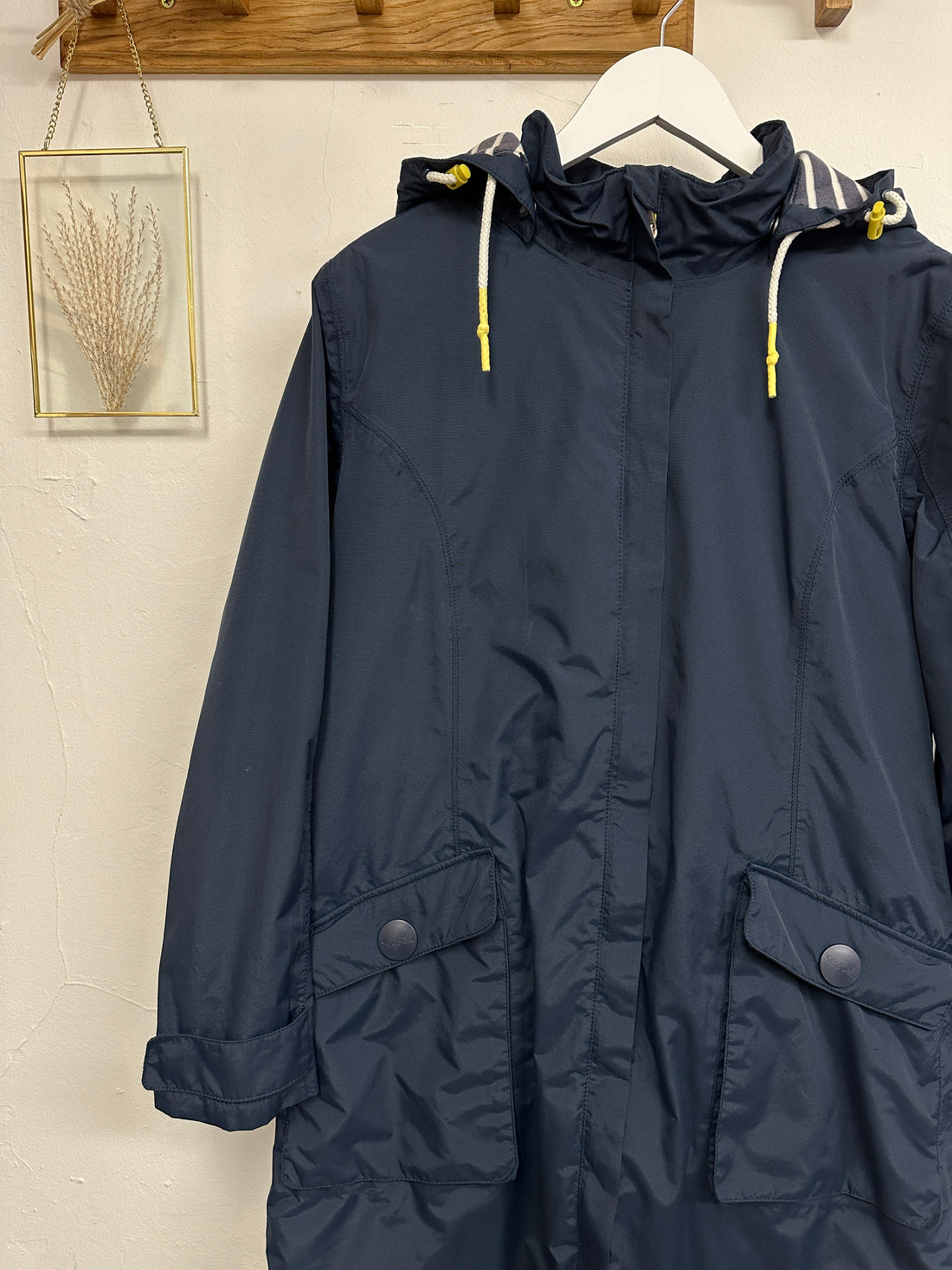 Seasalt Navy Blue Northstar Waterproof Jacket - Size 14
