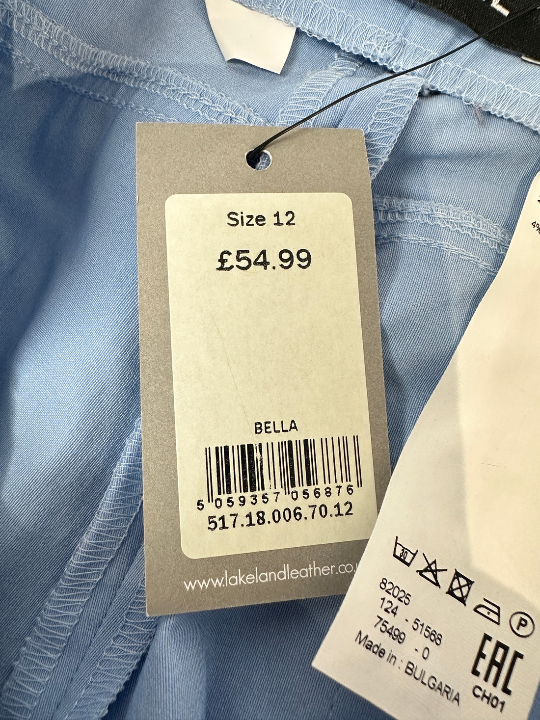 Robell Light Blue Bella 09 Trousers - Size 12