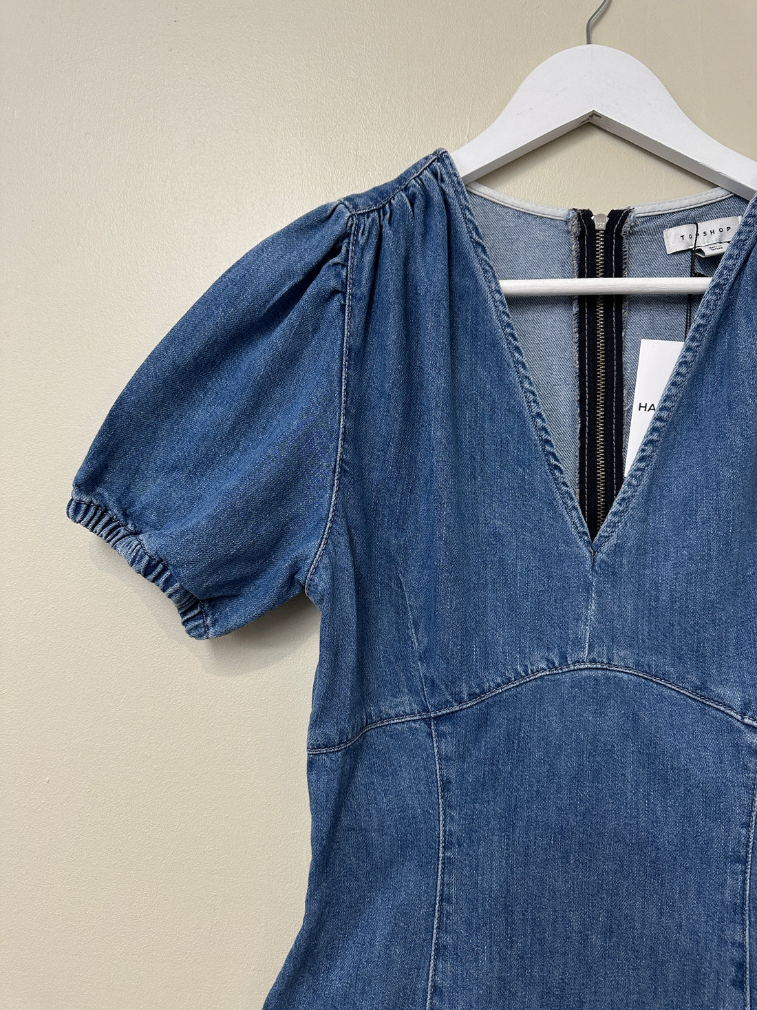 Topshop Blue Denim Dress - Size 8