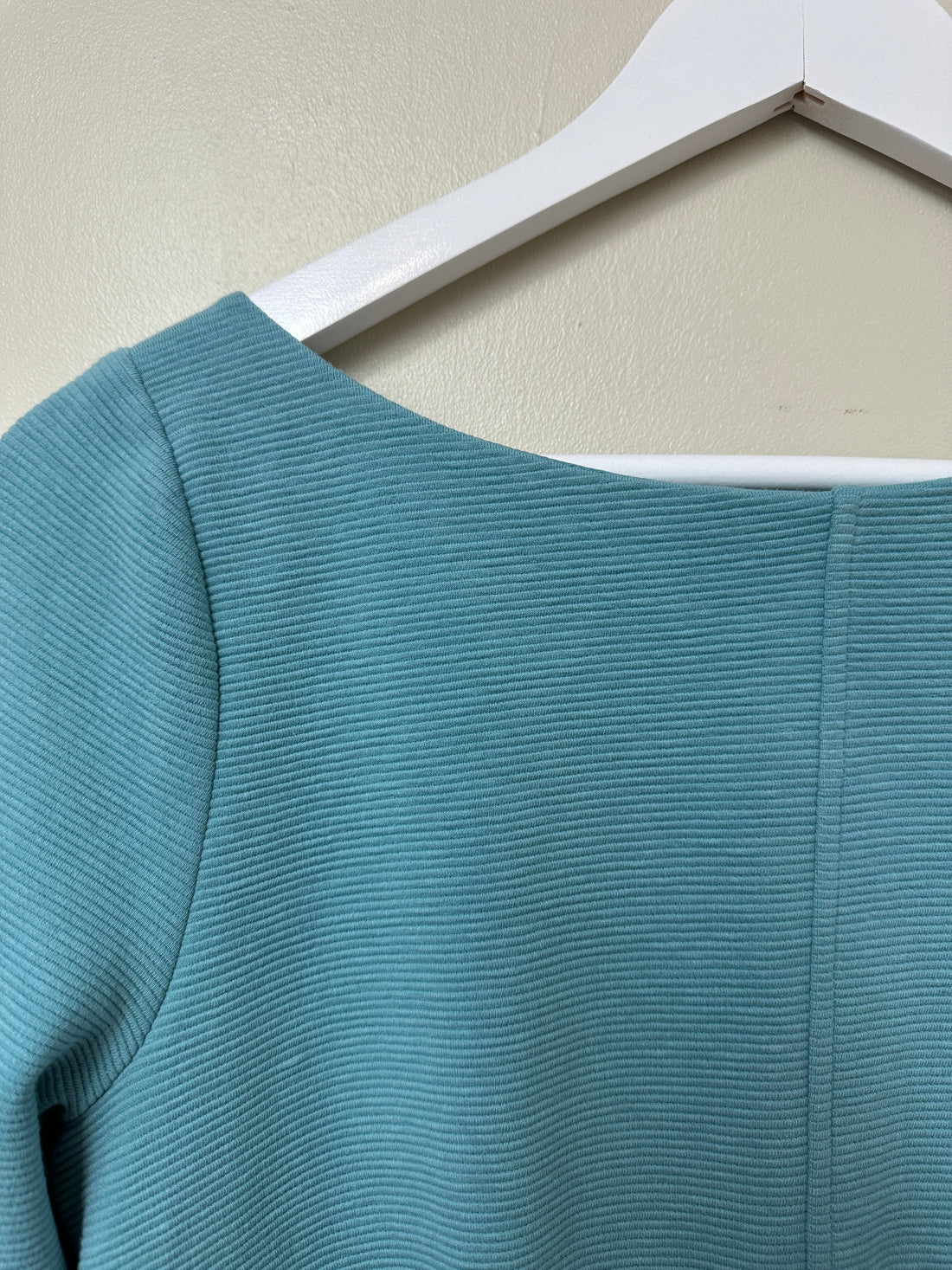 Boden Mint Ribbed Shift Dress - Size 10