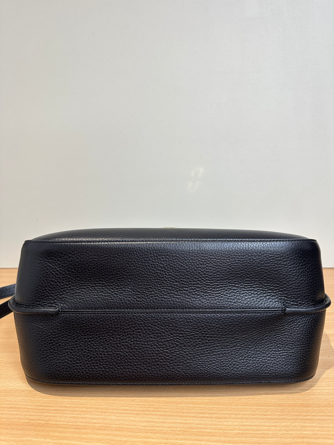 Mulberry Black Amberley Satchel with Gold Hardware