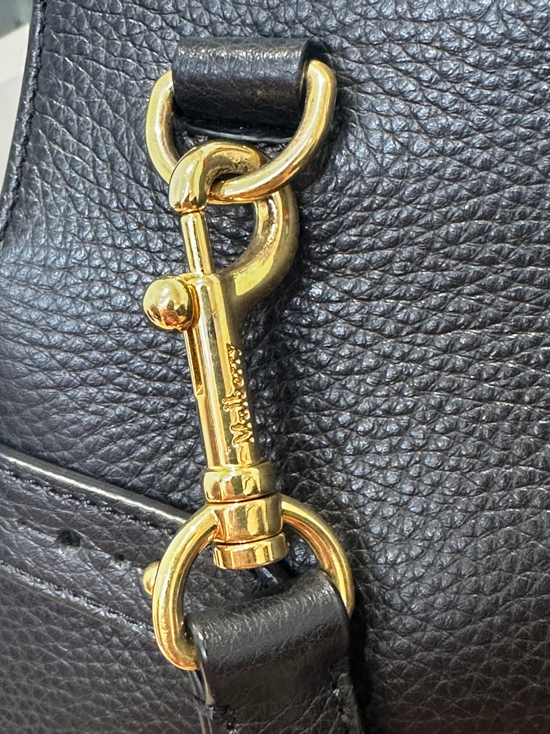 Mulberry Black Amberley Satchel with Gold Hardware
