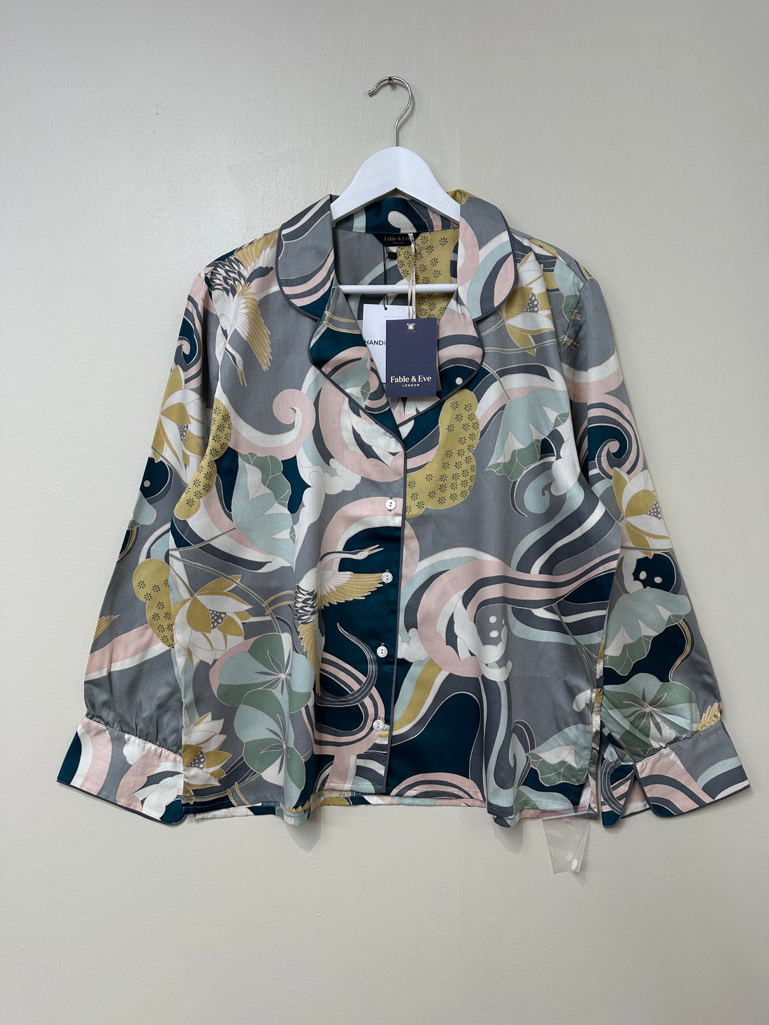 Fable & Eve Multicoloured Floral Oriental Pyjama Set - Size 18