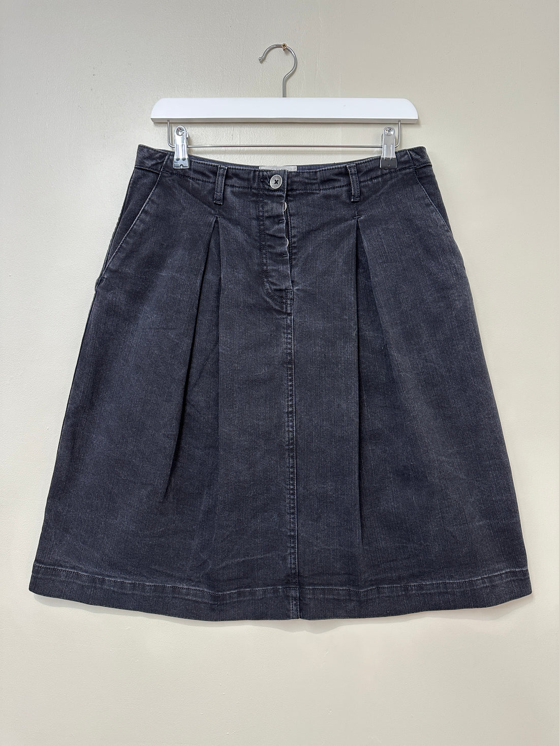 Toast Black Denim Skirt - Size 12