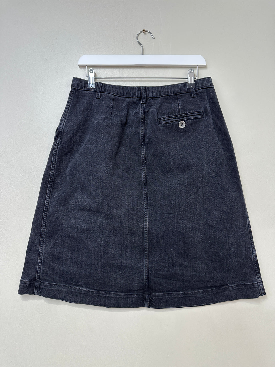 Toast Black Denim Skirt - Size 12