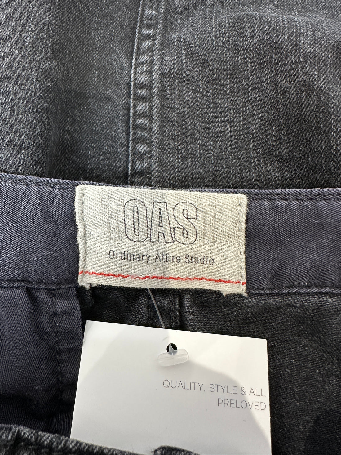 Toast Black Denim Skirt - Size 12